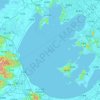 Топографическая карта 太湖, высота, рельеф