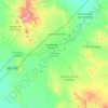 Топографическая карта Guadalupe Victoria, высота, рельеф