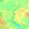 Топографическая карта Городня, высота, рельеф