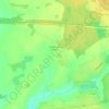 Топографическая карта Серебряный Ручей, высота, рельеф