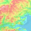 Топографическая карта Essex, высота, рельеф