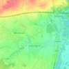 Топографическая карта Jollain-Merlin, высота, рельеф