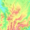 Топографическая карта Carpeneto, высота, рельеф