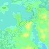 Топографическая карта Дрисвяты, высота, рельеф