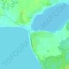 Топографическая карта Перебродье, высота, рельеф