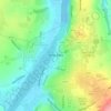 Топографическая карта New Ross, высота, рельеф