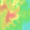 Топографическая карта Курьяново, высота, рельеф