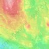 Топографическая карта Агалатовское сельское поселение, высота, рельеф