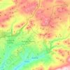 Топографическая карта Quéntar, высота, рельеф