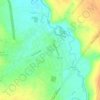 Топографическая карта Бондари, высота, рельеф