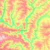 Топографическая карта Белокалитвинский район, высота, рельеф