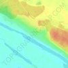 Топографическая карта Сумбулово, высота, рельеф