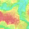 Топографическая карта Вельск, высота, рельеф