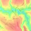 Топографическая карта Малая Виска, высота, рельеф