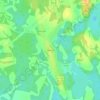 Топографическая карта Данево, высота, рельеф