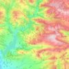 Топографическая карта Conca de Dalt, высота, рельеф