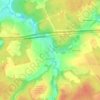 Топографическая карта Долматово, высота, рельеф