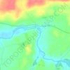 Топографическая карта Beaufort, высота, рельеф