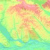 Топографическая карта Манаус, высота, рельеф