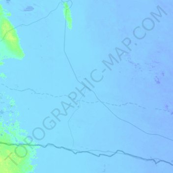 Топографическая карта Кумское сельское поселение, высота, рельеф