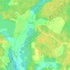 Топографическая карта Подбершты, высота, рельеф