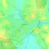 Топографическая карта Пружаны, высота, рельеф