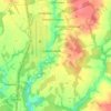 Топографическая карта сельское поселение Деревня Выползово, высота, рельеф