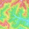 Топографическая карта Lumarzo, высота, рельеф