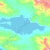 Топографическая карта 可考湖, высота, рельеф