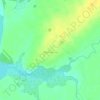 Топографическая карта Приморское, высота, рельеф