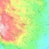 Топографическая карта Ceglie Messapica, высота, рельеф