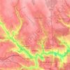 Топографическая карта Умань, высота, рельеф