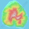 Топографическая карта 御蔵島, высота, рельеф