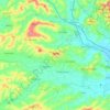 Топографическая карта Osimo, высота, рельеф
