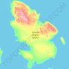 Топографическая карта Amund Ringnes Island, высота, рельеф