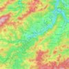 Топографическая карта Attendorn, высота, рельеф
