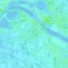 Топографическая карта Вен, высота, рельеф