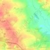 Топографическая карта Пекшиксолинское сельское поселение, высота, рельеф
