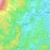 Топографическая карта Сироиси, высота, рельеф