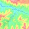 Топографическая карта Roan Mountain, высота, рельеф