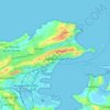 Топографическая карта Santander, высота, рельеф