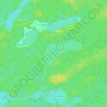 Топографическая карта Senator Lake, высота, рельеф