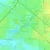 Топографическая карта Crystal Lawns, высота, рельеф