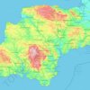 Топографическая карта Devon, высота, рельеф