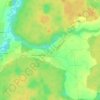 Топографическая карта Маческ, высота, рельеф