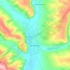Топографическая карта Беловодск, высота, рельеф