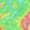 Топографическая карта Félines-Termenès, высота, рельеф