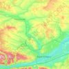 Топографическая карта Солонцовский сельсовет, высота, рельеф