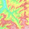 Топографическая карта Туймазинский район, высота, рельеф