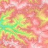 Топографическая карта Хулойский муниципалитет, высота, рельеф